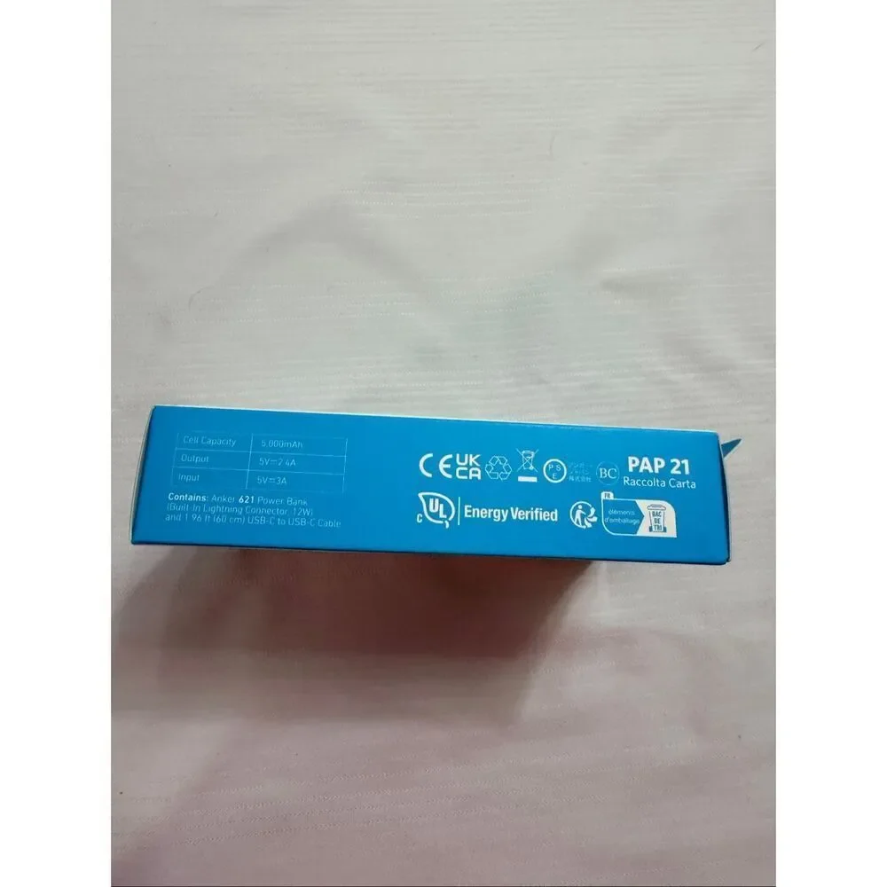 Anker Nano 5000MAh Power Bank w/ Lightning Foldable Connector (MFi-Certified)